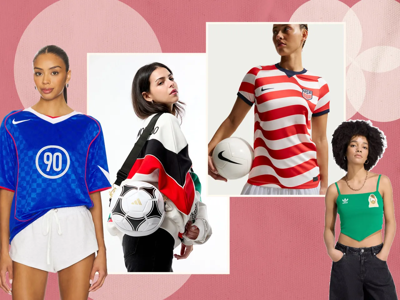 Look street style urbain avec un maillot de foot vintage